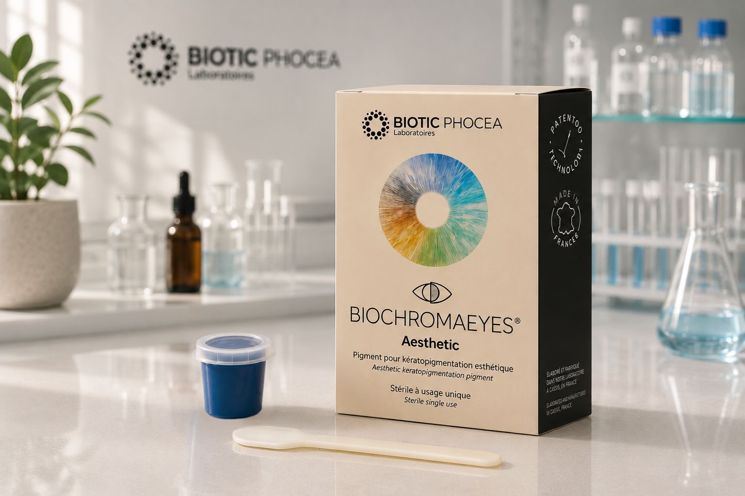 BIOCHROMAEYES Aesthetic laboratory and quality control